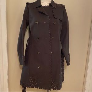 Banana Republic scallop edge trench coat